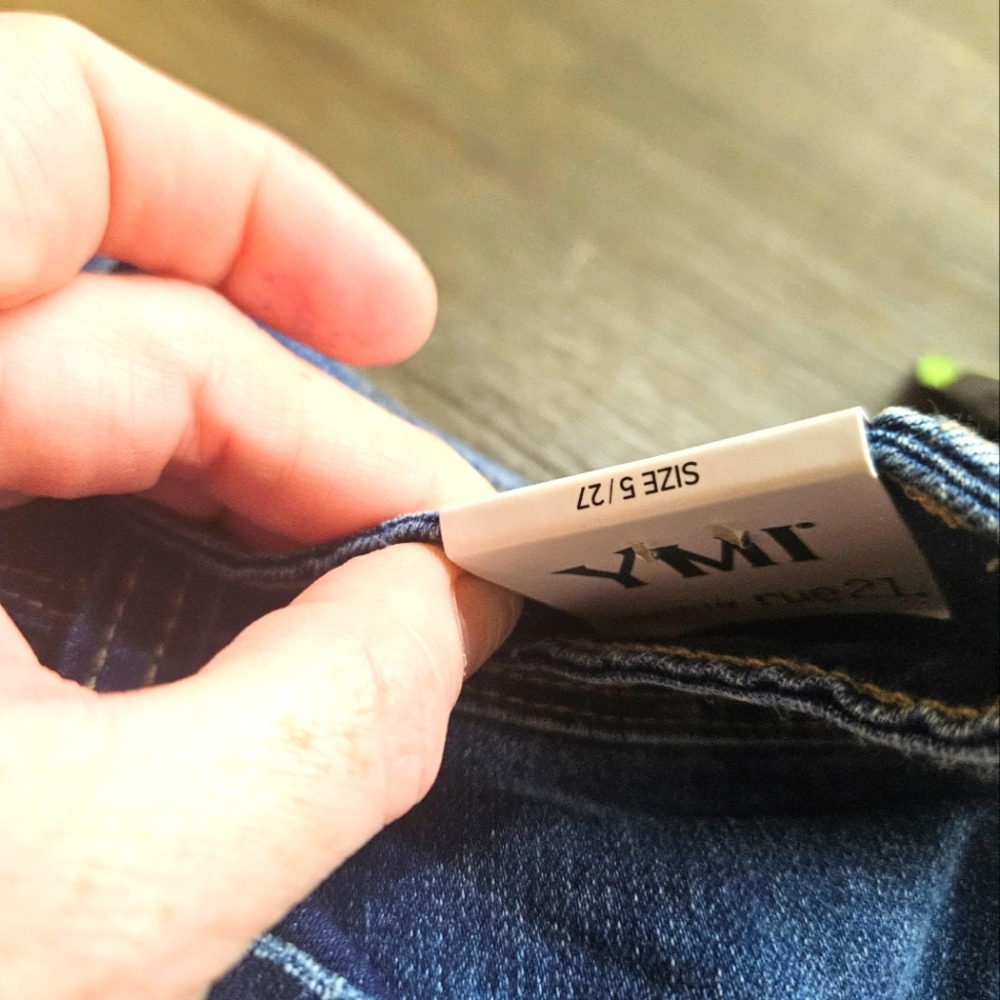 Size 5/27 Womens Wanna Betta Butt? NEW Mid-Rise Ankle Jeans